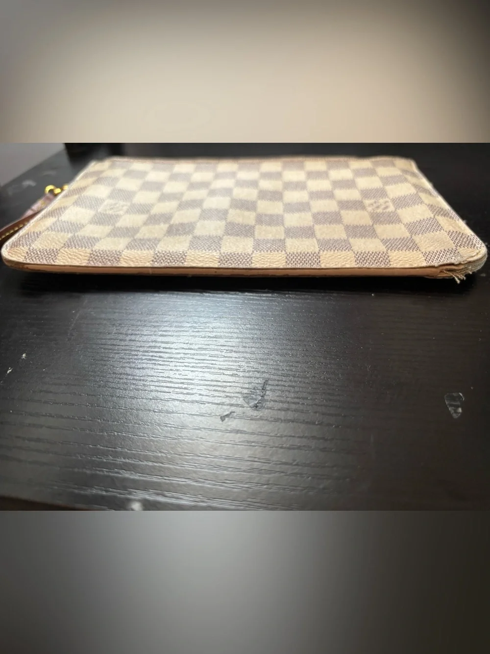 Authentic Louis Vuitton Neverfull Pochette MM/GM Pouch – Damier Azur Canvas